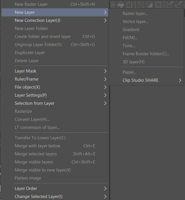 Unable to add layers - CLIP STUDIO ASK