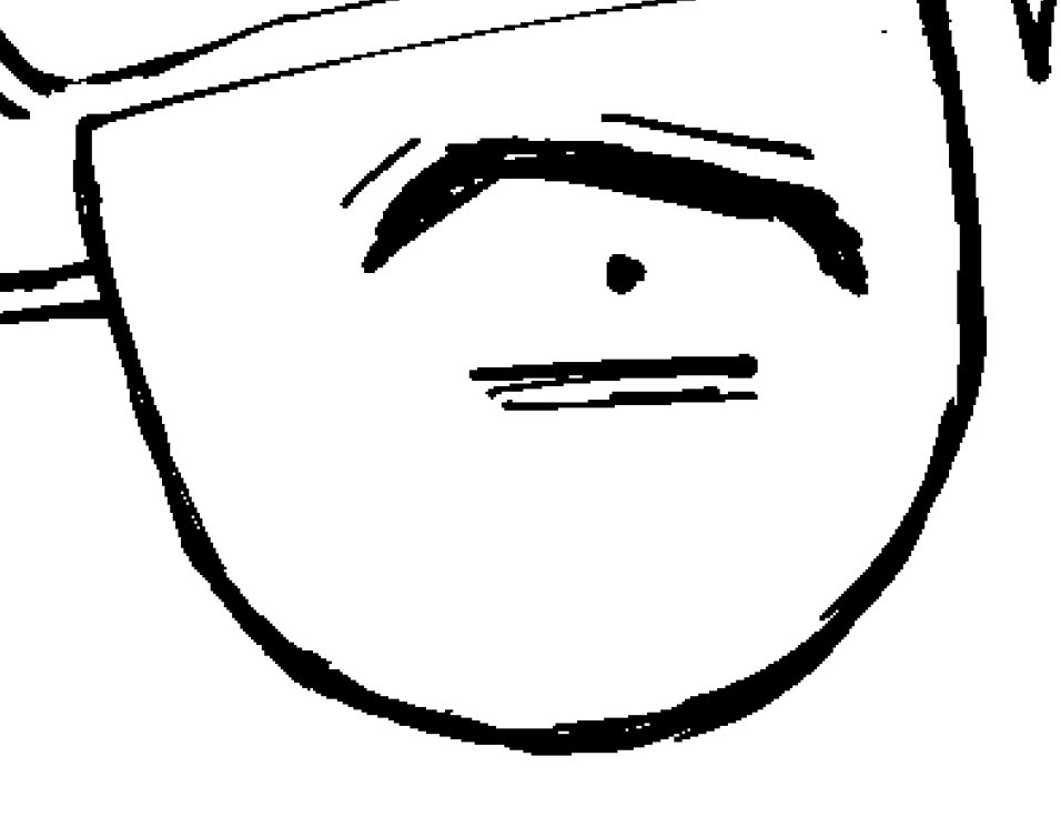 メガネの輪郭がどうしてもギザギザになってしまいます Clip Studio Ask