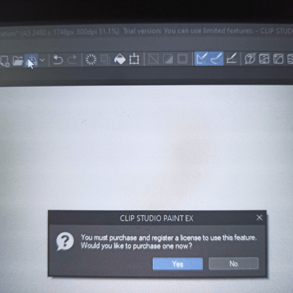 라이센스 확인에 실패했습니다. - CLIP STUDIO ASK