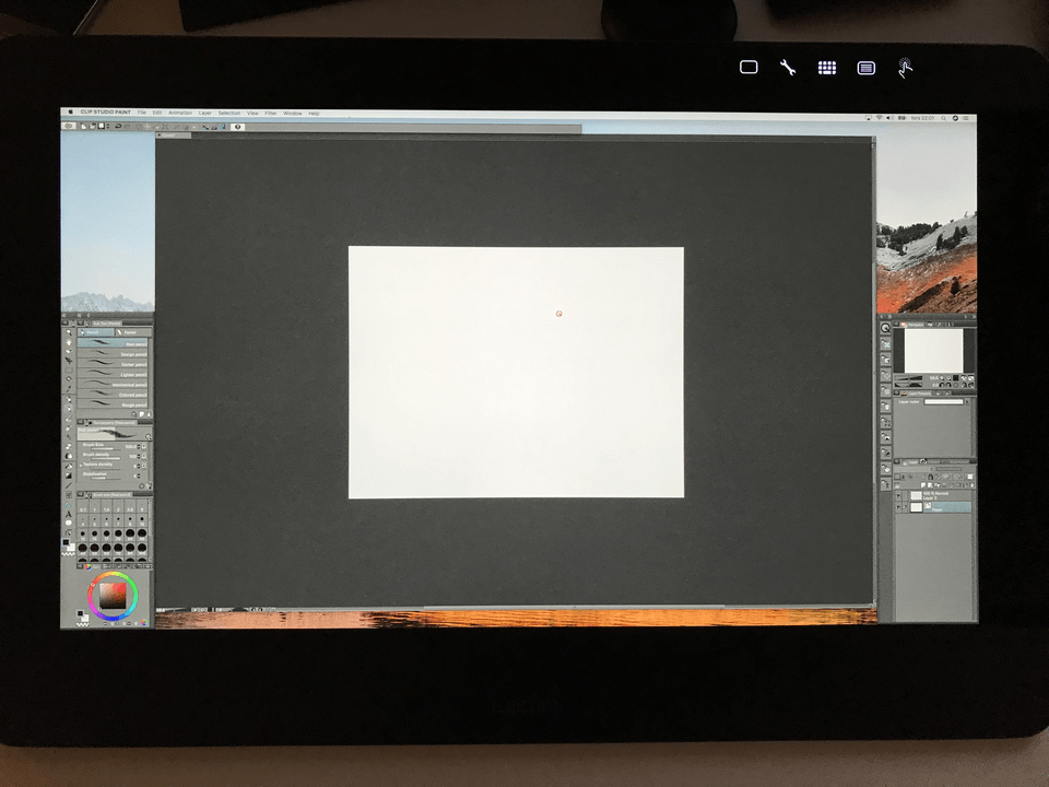 How to ”Fixate canvas” in CSP [Macbook+Cintiq]? CLIP STUDIO ASK