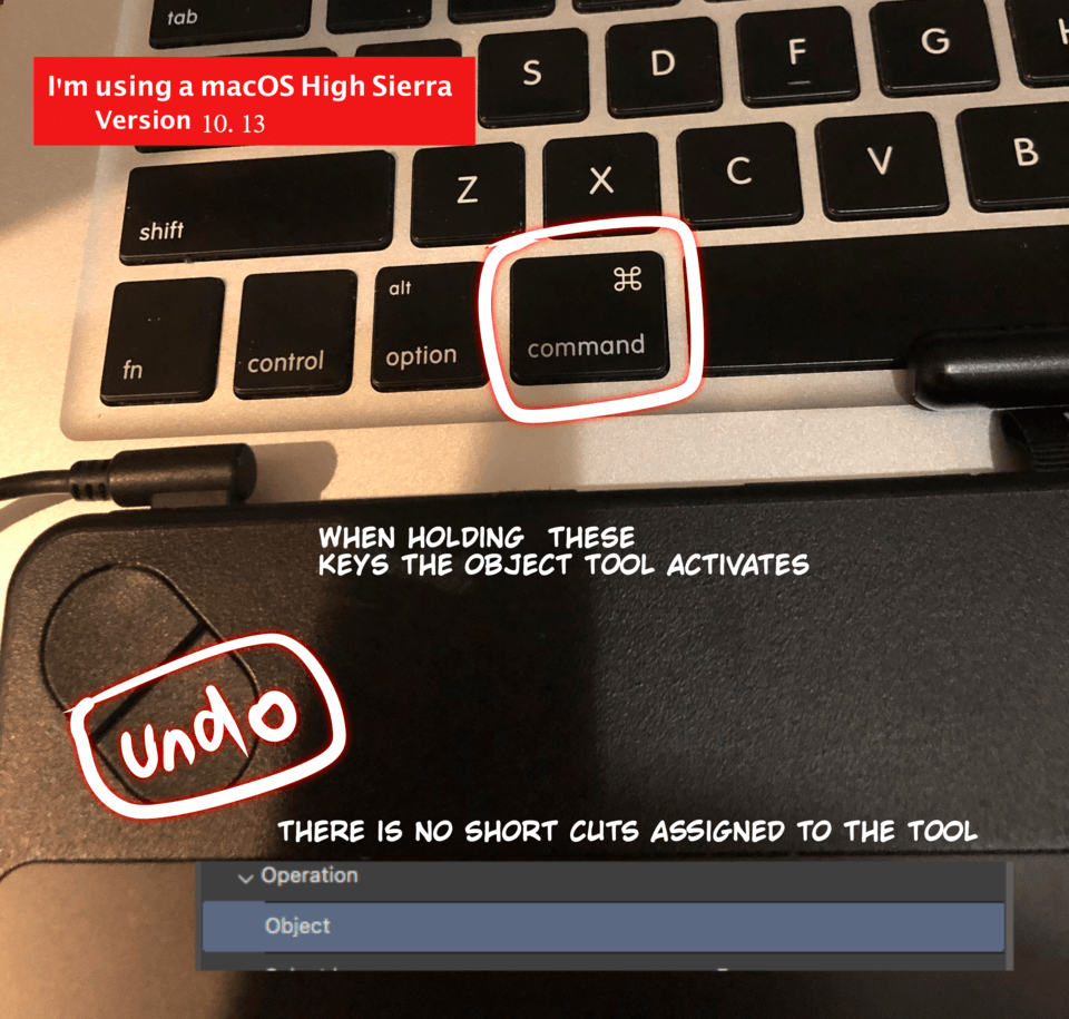 Object tool activates when I hold command key (macOS) - CLIP STUDIO ASK