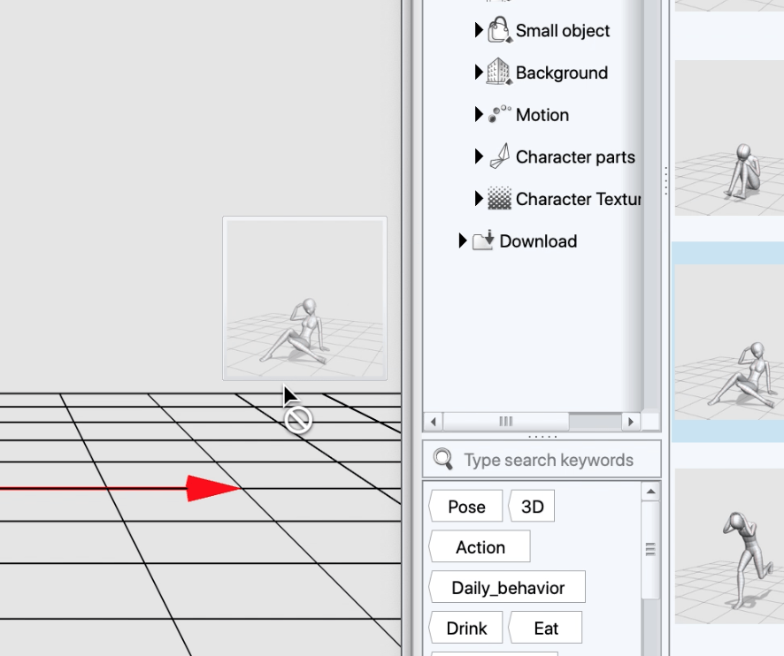 Can T Drag Any Model Into Clip Modeler Clip Studio Ask