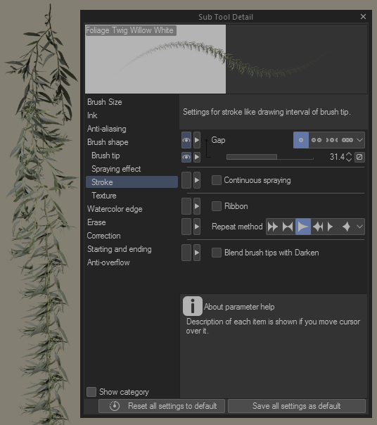 Custom Brush not Randomly Choosing Tip Materials - CLIP STUDIO ASK