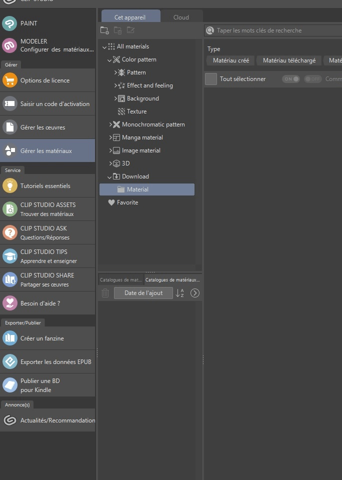 additional material download - CLIP STUDIO ASK