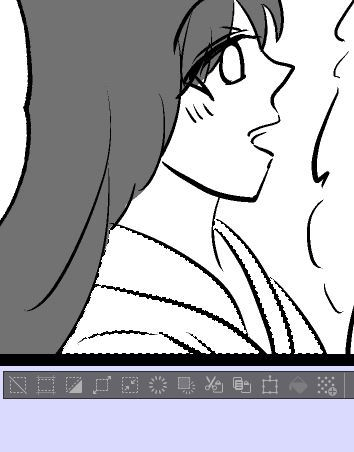 すみません ペイントバケツ 魔法の杖 白黒レイヤーツールの操作上の問題です Clip Studio Ask