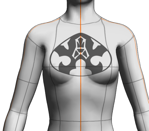Is there a way to attach a 2d drawing layer to a 3d character model ...
