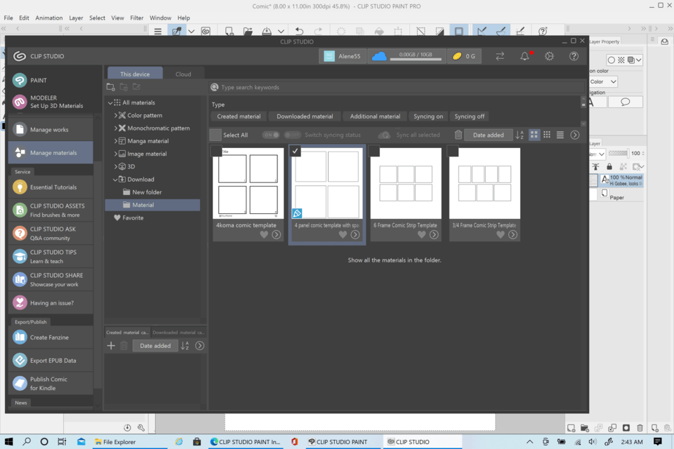 Help with opening/using downloaded template - CLIP STUDIO ASK