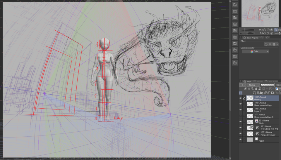 How to link a 3D model to a perspective ruler - CLIP STUDIO ASK