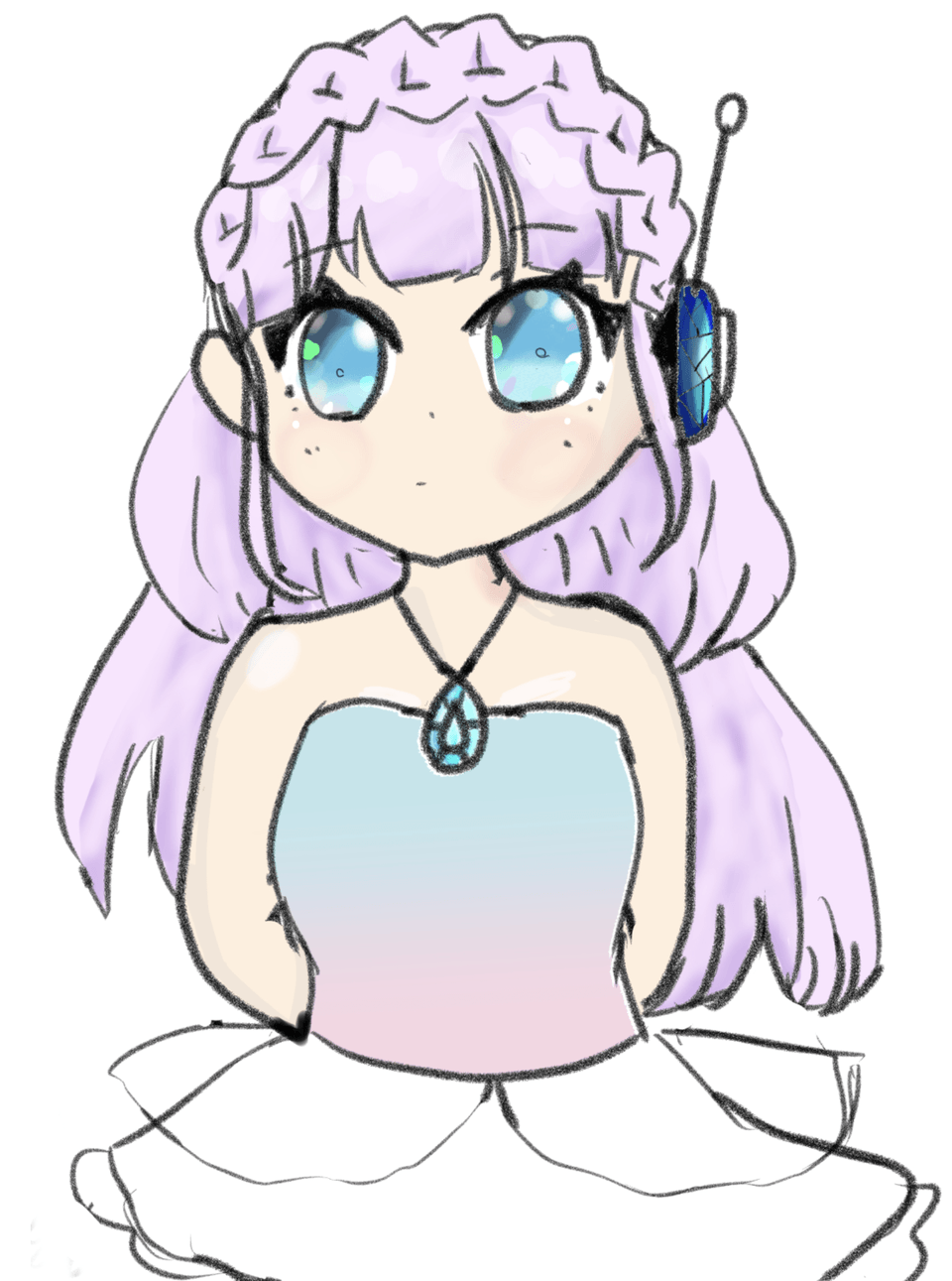 11ヶ月前の絵をリメイクしました Clip Studio Ask