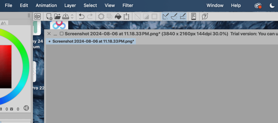 Canvas window detatched - CLIP STUDIO ASK