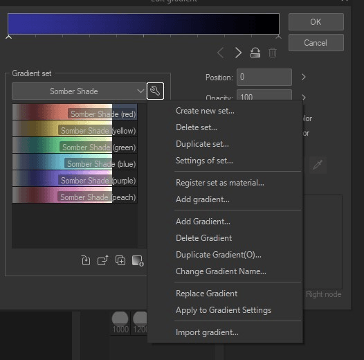 グラデーションセットをインポートできません - CLIP STUDIO ASK