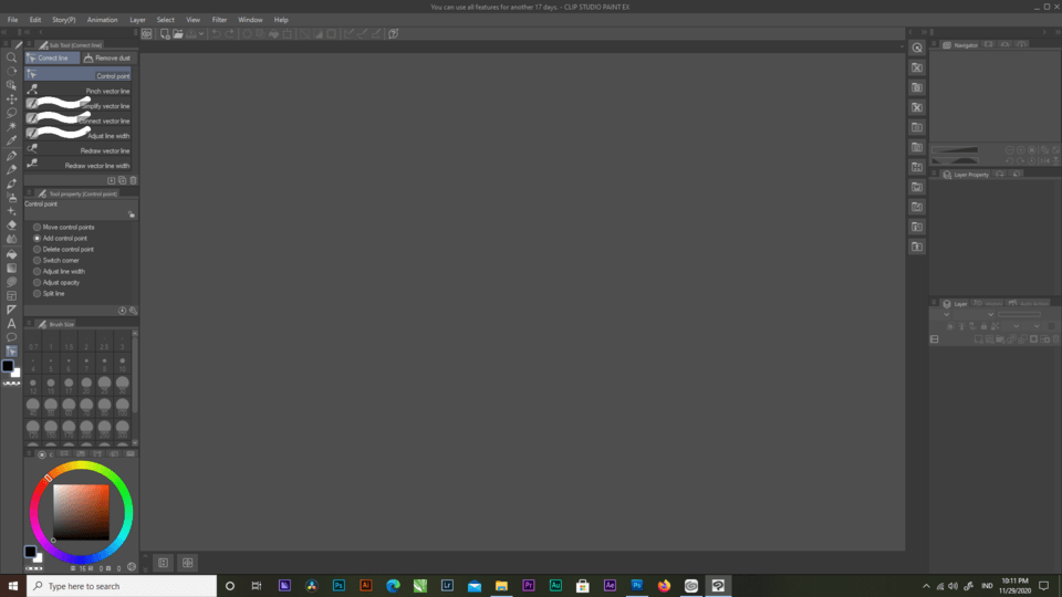 clip studio paint Ex trial to Pro CLIP STUDIO ASK
