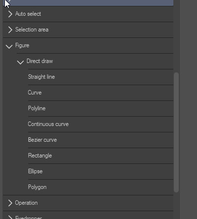 Lasso Fill sub tool - CLIP STUDIO ASK