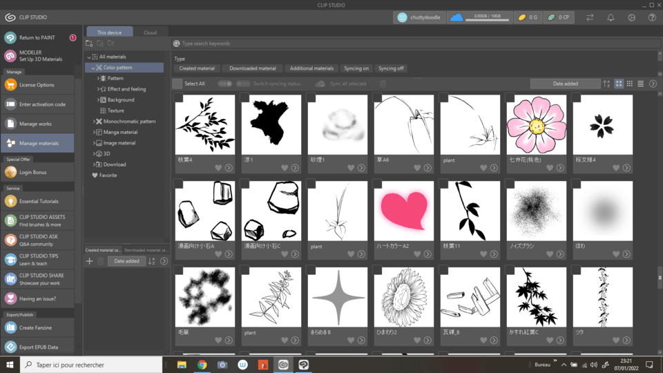 Materials - CLIP STUDIO ASK