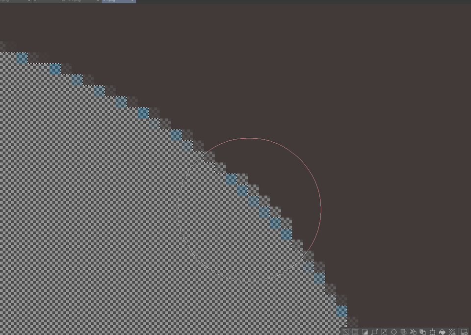 Selection is not working correctly - CLIP STUDIO ASK