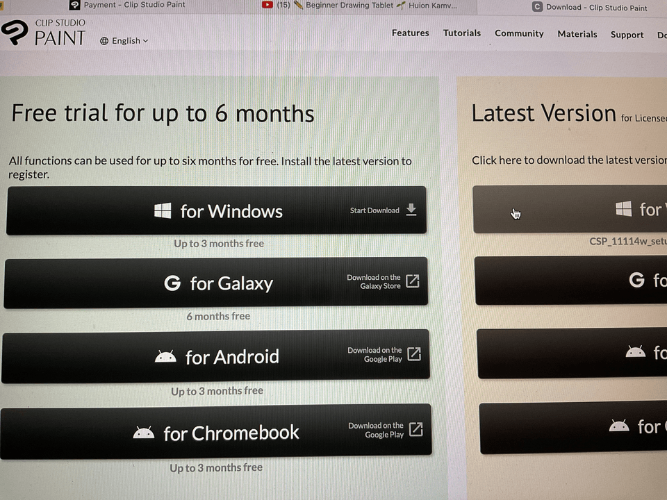 MacでClipStudioをダウンロードする方法。 CLIP STUDIO ASK