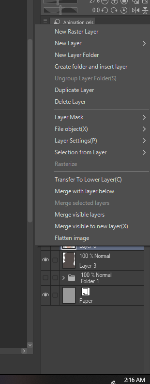 Missing Correction Layer - CLIP STUDIO ASK
