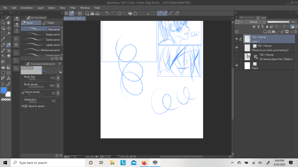 Can't trace 3D models. Pen won't respond - CLIP STUDIO ASK