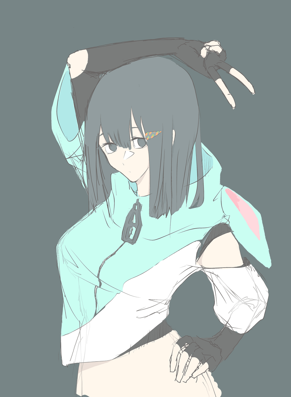 下塗りを背景も含め同じレイヤーに塗ってしまいました Clip Studio Ask